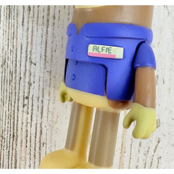 Bluey Figure Alfie Toy Store Employee Quiet Game Dingo Blue NEW - Picture 7 of 9